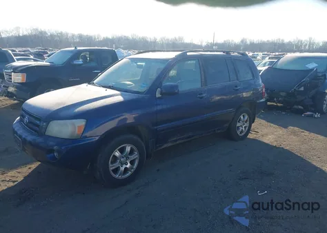 2006 Toyota Highlander V6 z USA, uszkodzony, nr VIN JTEDP21A360097974